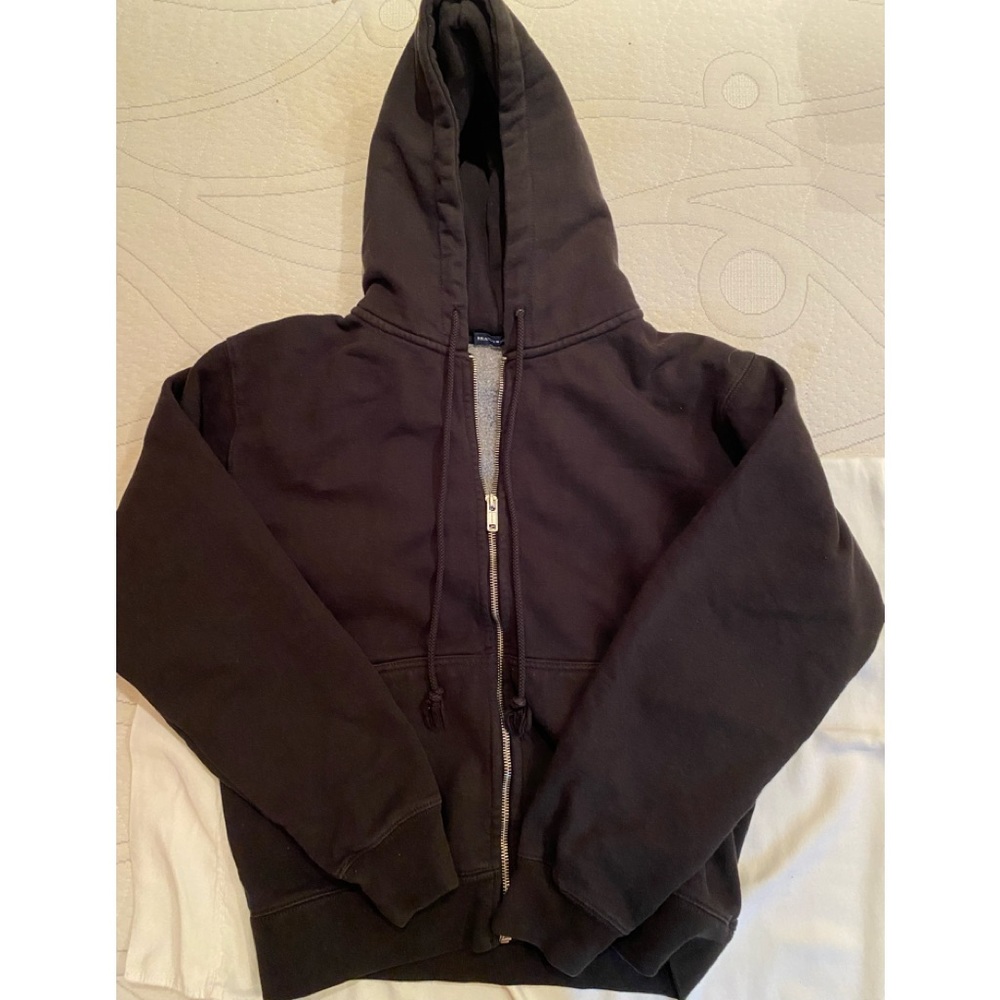 Brandy meville nwot size medium black zip up hoodie